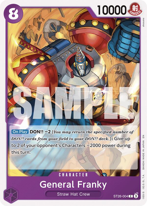 General Franky [Starter Deck: Purple/Black Monkey.D.Luffy] Bandai