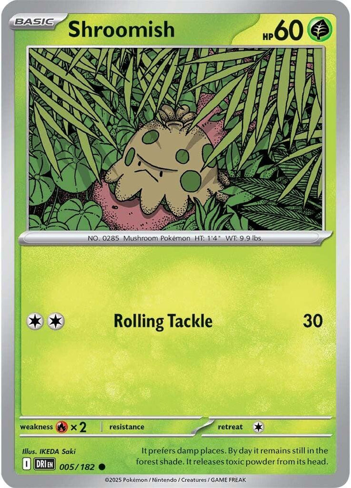 Shroomish (005/182) [Scarlet & Violet: Destined Rivals] Pokémon