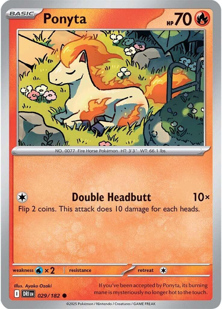 Ponyta (029/182) [Scarlet & Violet: Destined Rivals] Pokémon