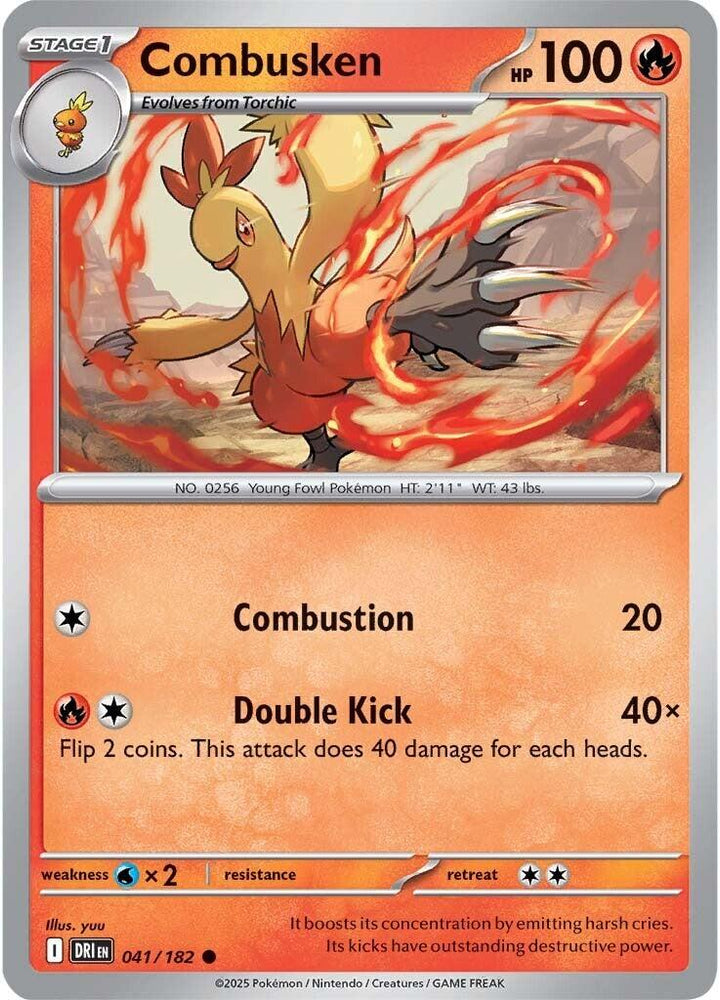Combusken (041/182) [Scarlet & Violet: Destined Rivals] Pokémon