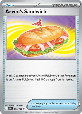 Arven's Sandwich (161/182) [Scarlet & Violet: Destined Rivals] Pokémon