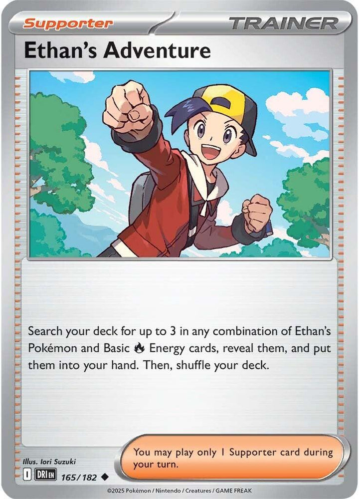 Ethan's Adventure (165/182) [Scarlet & Violet: Destined Rivals] Pokémon