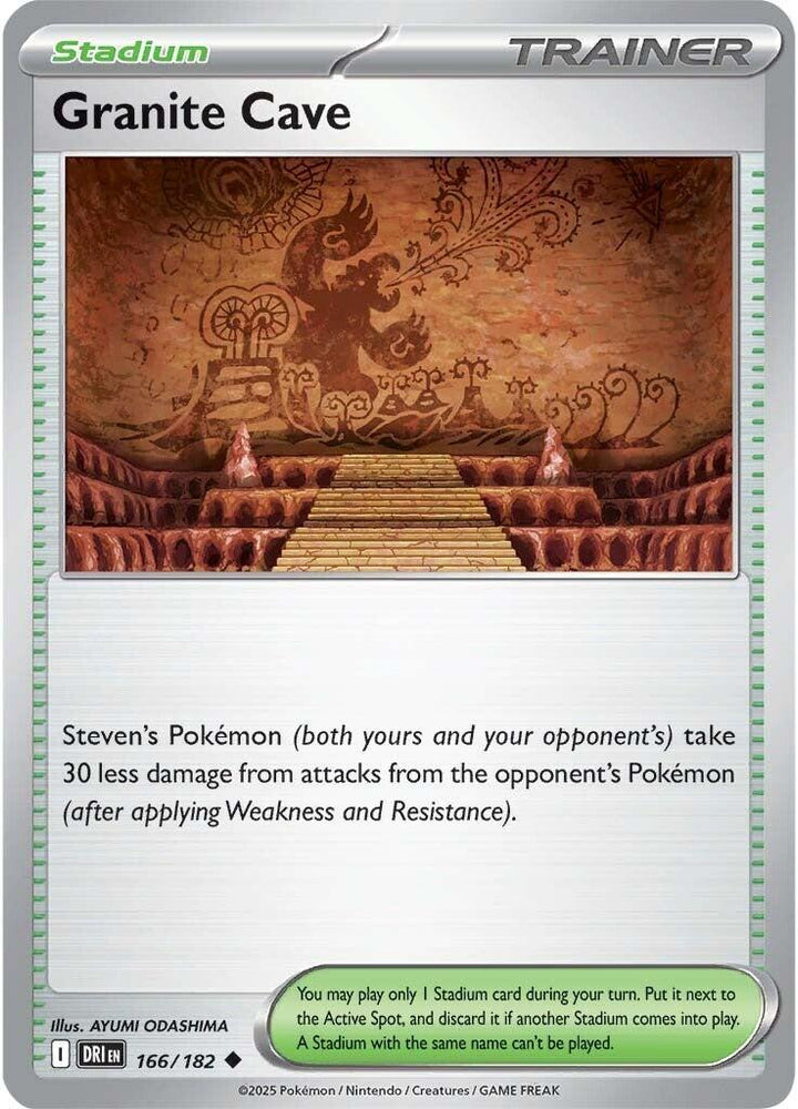 Granite Cave (166/182) [Scarlet & Violet: Destined Rivals] Pokémon
