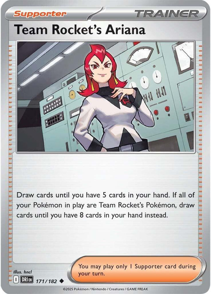 Team Rocket's Ariana (171/182) [Scarlet & Violet: Destined Rivals] Pokémon