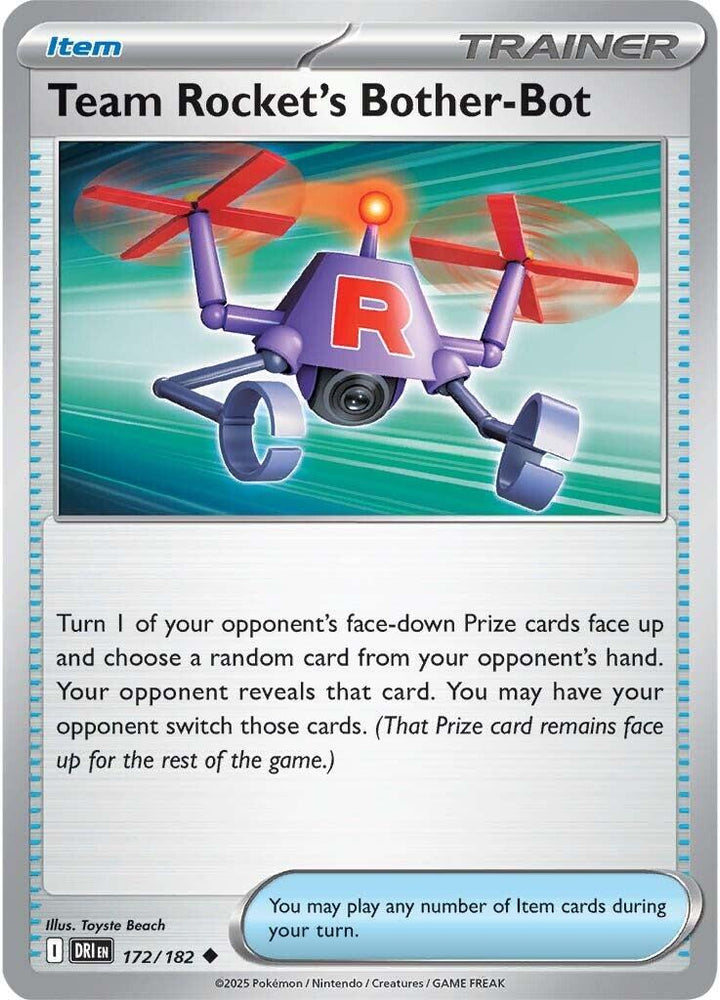 Team Rocket's Bother-Bot (172/182) [Scarlet & Violet: Destined Rivals] Pokémon