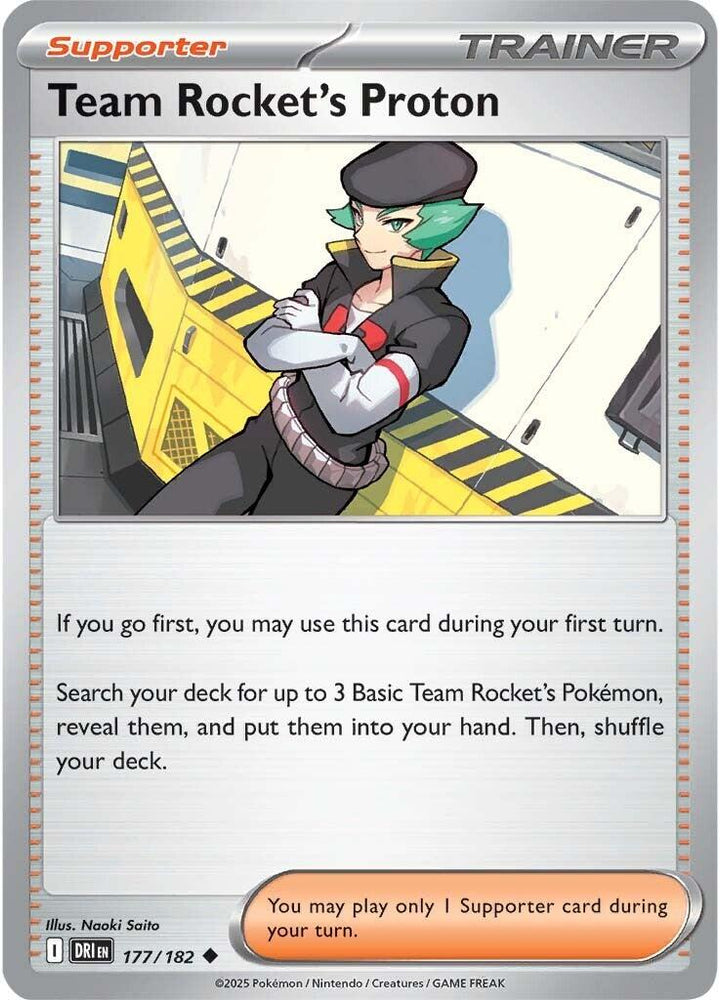 Team Rocket's Proton (177/182) [Scarlet & Violet: Destined Rivals] Pokémon