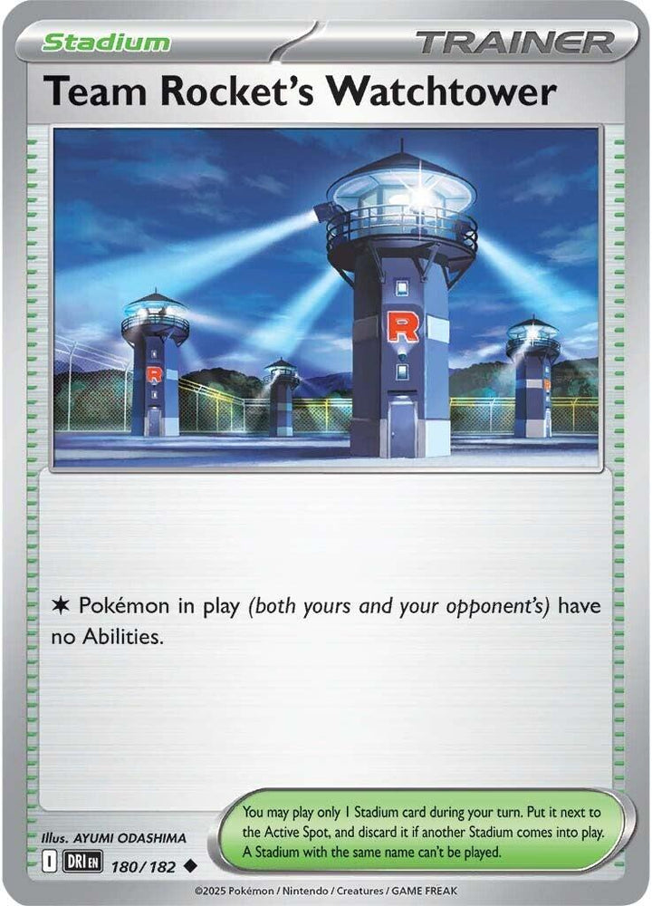 Team Rocket's Watchtower (180/182) [Scarlet & Violet: Destined Rivals] Pokémon