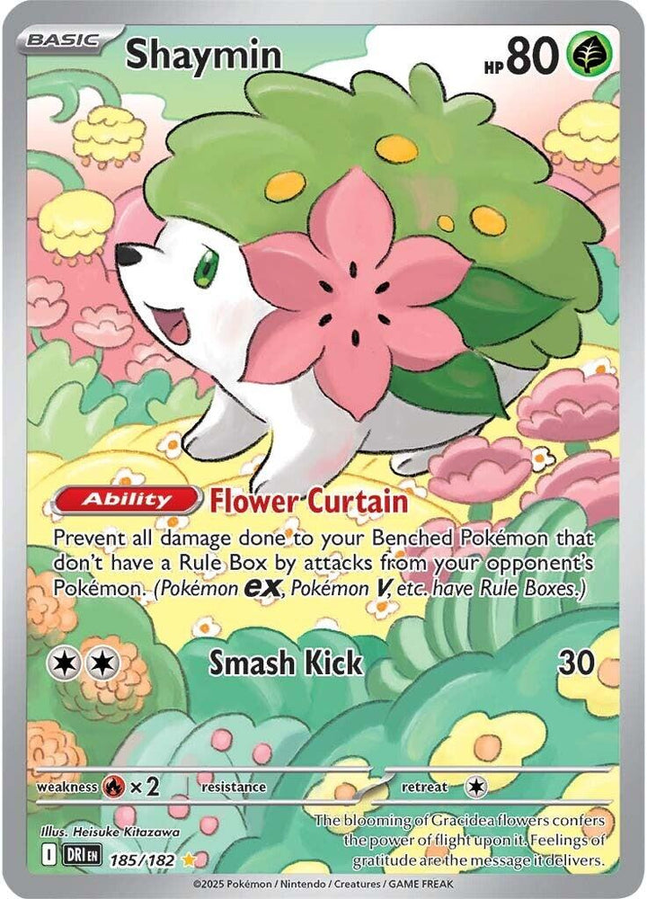 Shaymin (185/182) [Scarlet & Violet: Destined Rivals] Pokémon