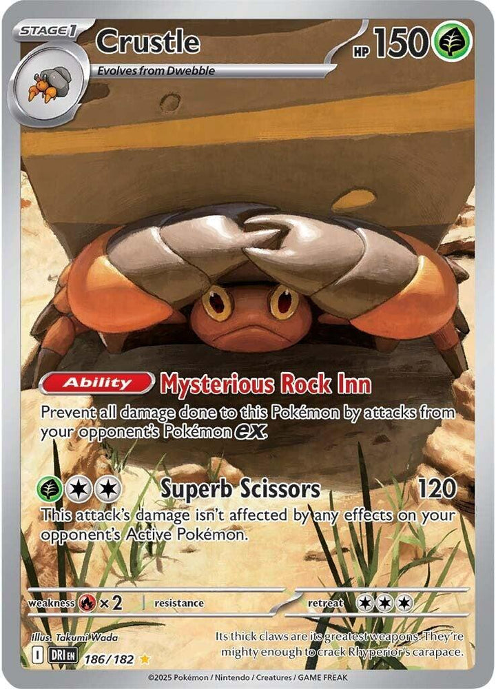 Crustle (186/182) [Scarlet & Violet: Destined Rivals] Pokémon