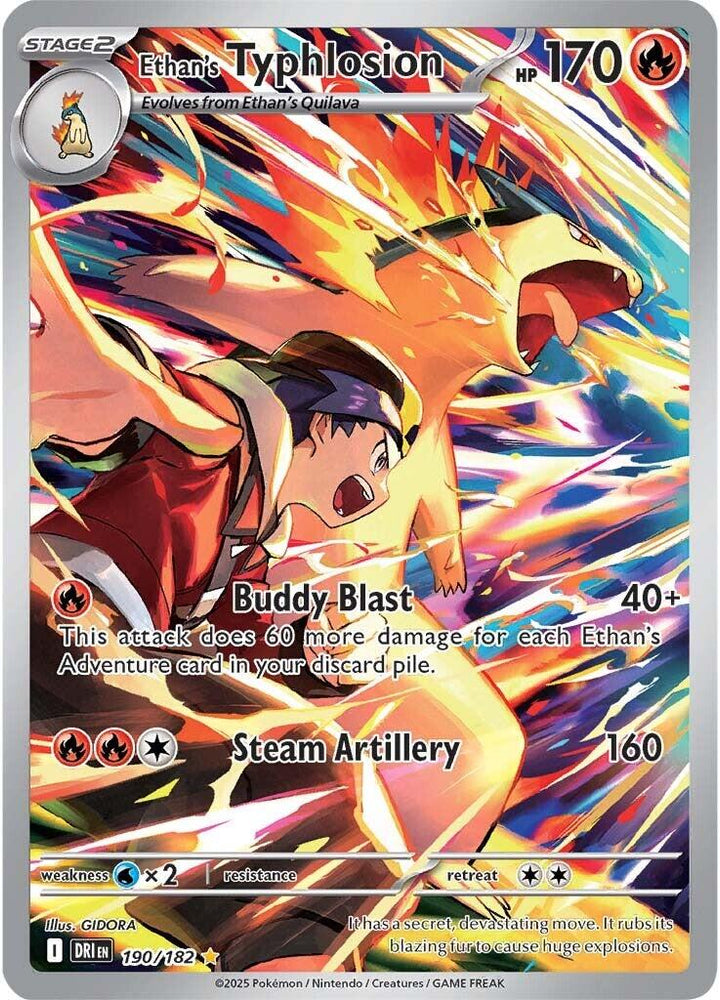 Ethan's Typhlosion (190/182) [Scarlet & Violet: Destined Rivals] Pokémon
