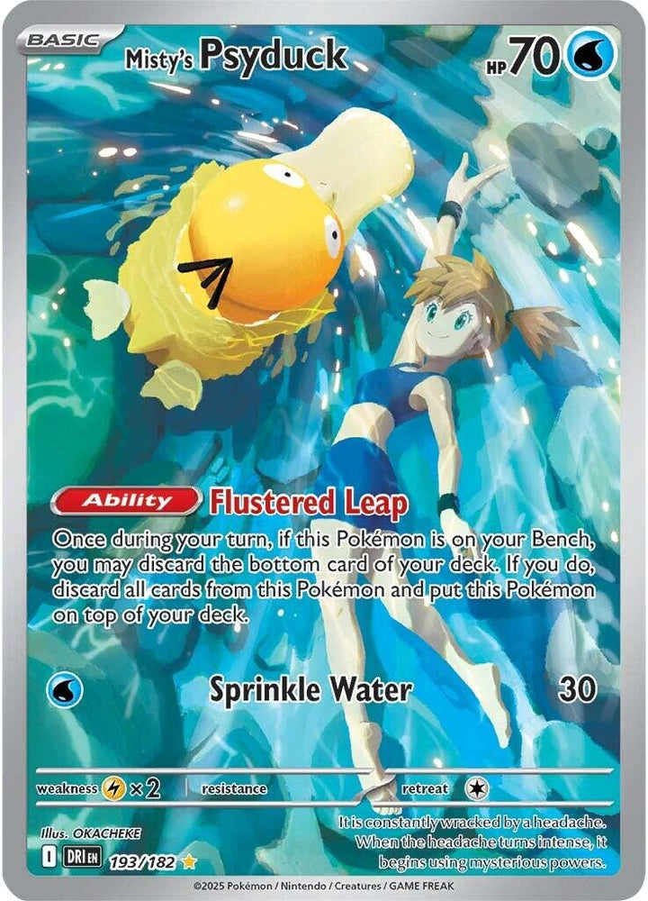 Misty's Psyduck (193/182) [Scarlet & Violet: Destined Rivals] Pokémon