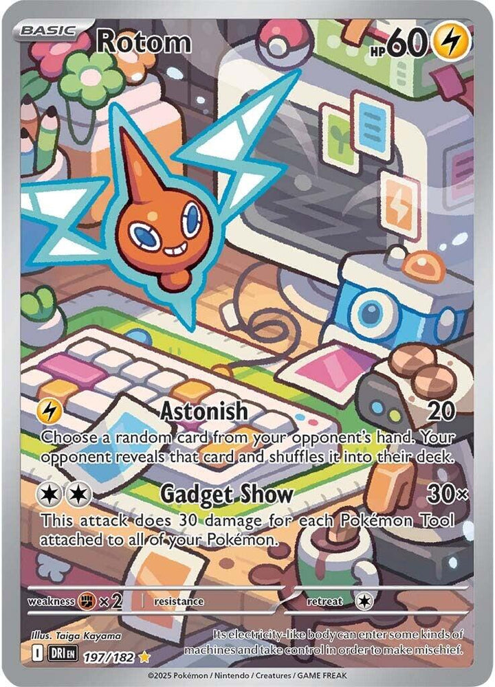 Rotom (197/182) [Scarlet & Violet: Destined Rivals] Pokémon