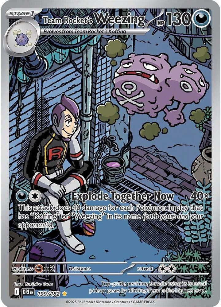 Team Rocket's Weezing (199/182) [Scarlet & Violet: Destined Rivals] Pokémon