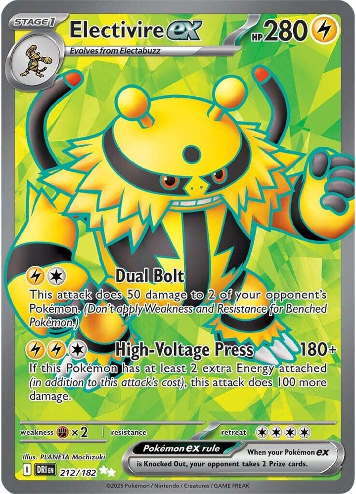 Electivire ex (212/182) [Scarlet & Violet: Destined Rivals] Pokémon