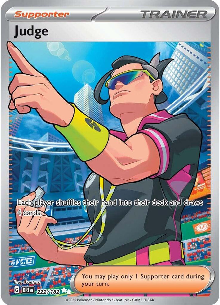 Judge (222/182) [Scarlet & Violet: Destined Rivals] Pokémon