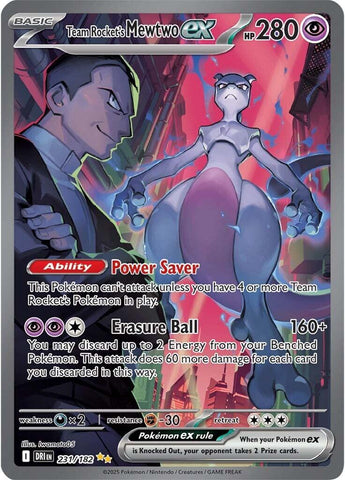 Team Rocket's Mewtwo ex (231/182) [Scarlet & Violet: Destined Rivals] Pokémon