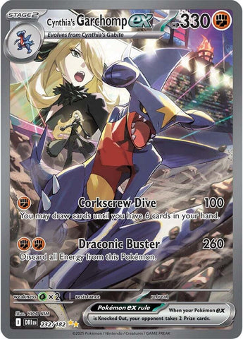 Cynthia's Garchomp ex (232/182) [Scarlet & Violet: Destined Rivals] Pokémon