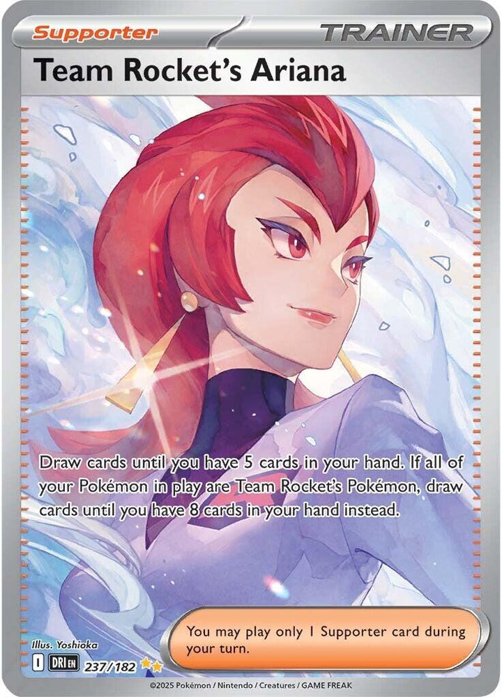 Team Rocket's Ariana (237/182) [Scarlet & Violet: Destined Rivals] Pokémon