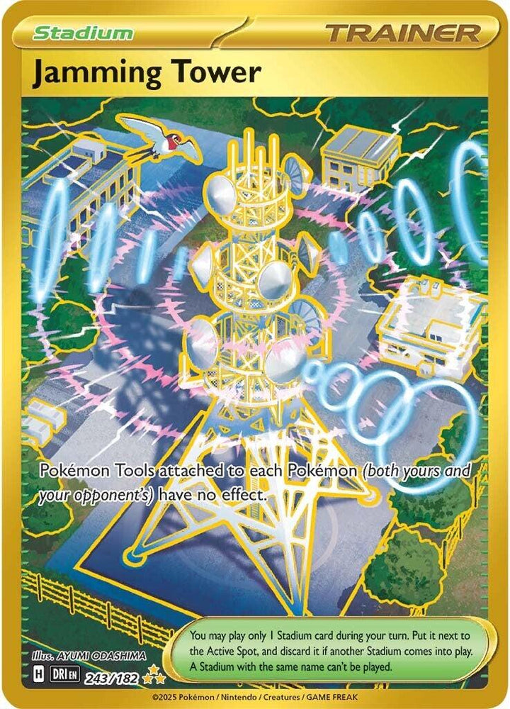 Jamming Tower (243/182) [Scarlet & Violet: Destined Rivals] Pokémon