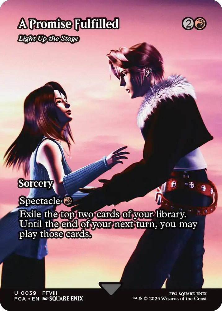 A Promise Fulfilled - Light Up the Stage (Showcase) [FINAL FANTASY : Through the Ages] Magic: The Gathering