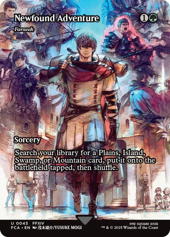 Newfound Adventure - Farseek (Showcase) [FINAL FANTASY : Through the Ages] Magic: The Gathering
