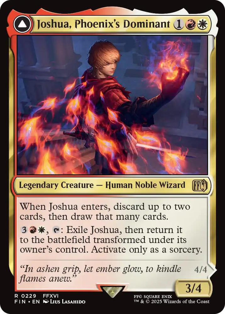 Joshua, Phoenix's Dominant [FINAL FANTASY] Magic: The Gathering