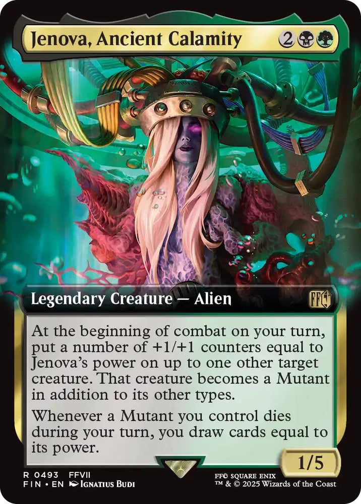 Jenova, Ancient Calamity (Extended Art) [FINAL FANTASY] Magic: The Gathering