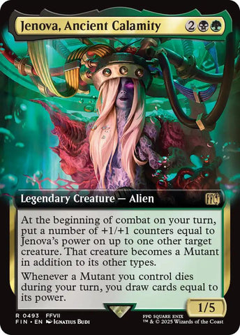 Jenova, Ancient Calamity (Extended Art) [FINAL FANTASY] Magic: The Gathering