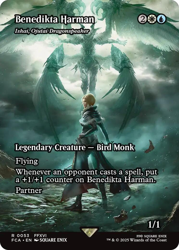 Benedikta Harman - Ishai, Ojutai Dragonspeaker (Showcase) [FINAL FANTASY : Through the Ages] Magic: The Gathering