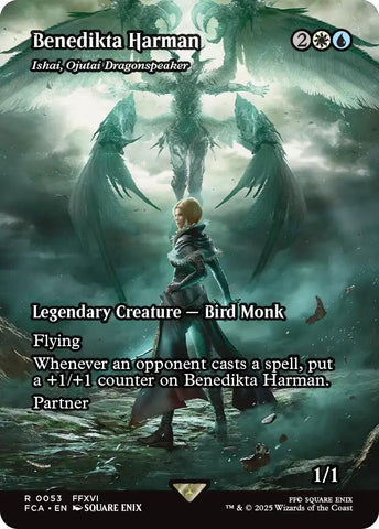Benedikta Harman - Ishai, Ojutai Dragonspeaker (Showcase) [FINAL FANTASY : Through the Ages] Magic: The Gathering