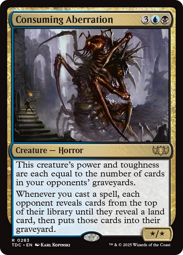 Consuming Aberration [Tarkir: Dragonstorm Commander] Magic: The Gathering