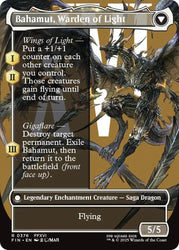 Dion, Bahamut's Dominant // Bahamut, Warden of Light (Borderless) [FINAL FANTASY] Magic: The Gathering