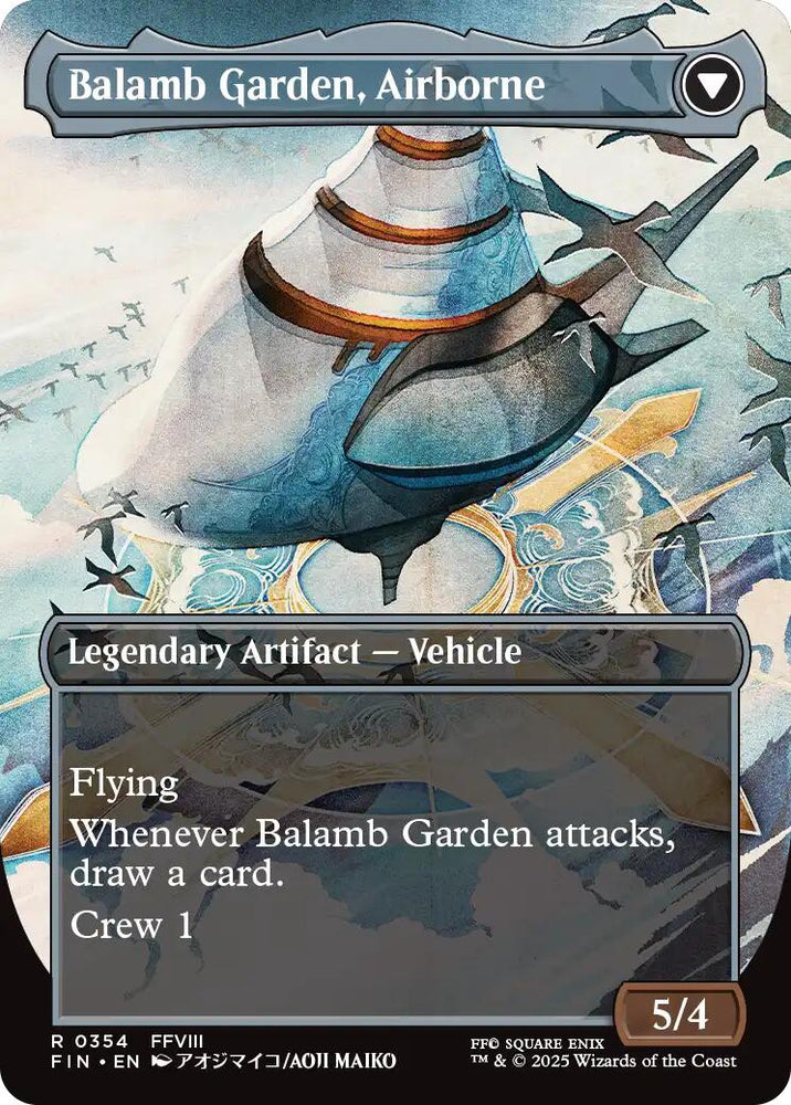 Balamb Garden, SeeD Academy // Balamb Garden, Airborne (Borderless) [FINAL FANTASY] Magic: The Gathering