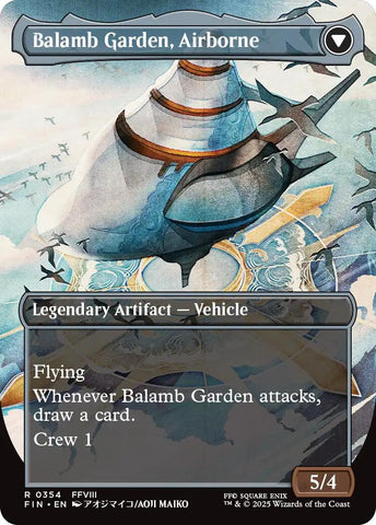 Balamb Garden, SeeD Academy // Balamb Garden, Airborne (Borderless) [FINAL FANTASY] Magic: The Gathering