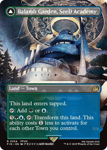Balamb Garden, SeeD Academy // Balamb Garden, Airborne (Borderless) [FINAL FANTASY] Magic: The Gathering