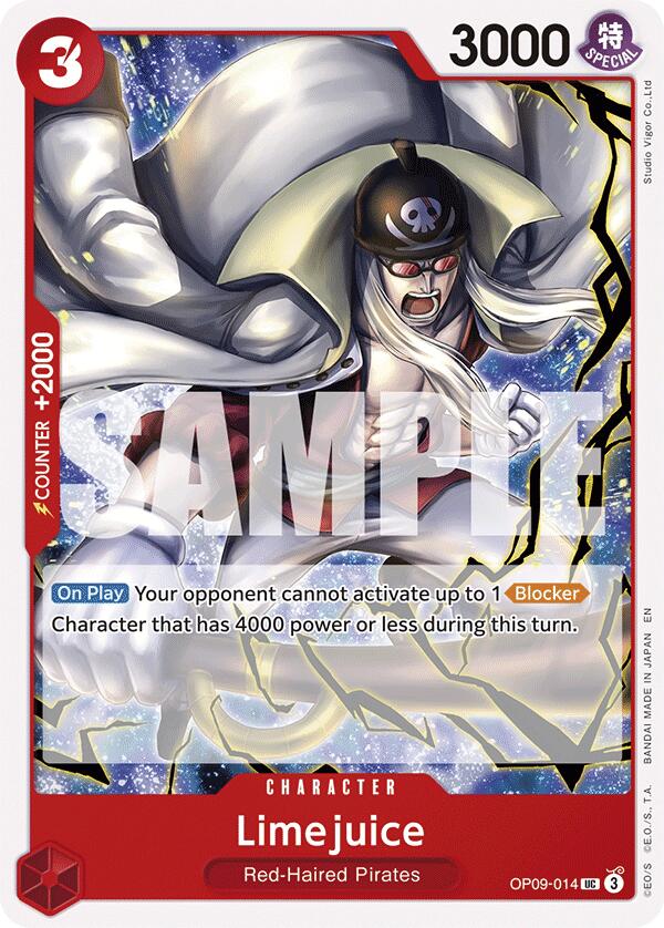 Limejuice (Reprint) [Starter Deck: Red Shanks] Bandai