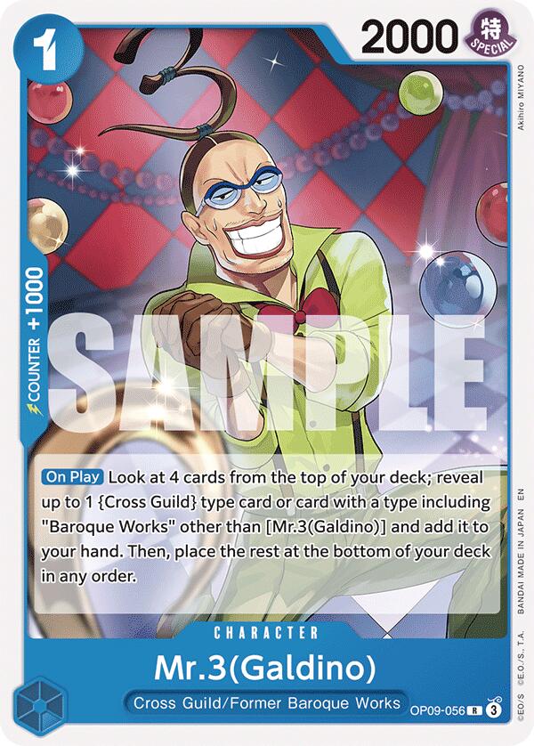 Mr.3(Galdino) (Reprint) [Starter Deck: Blue Buggy] Bandai