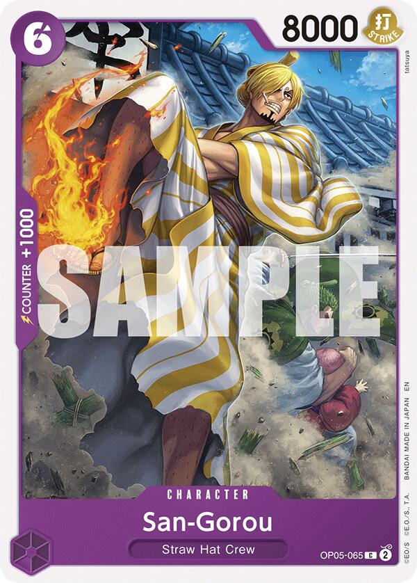 San-Gorou (Reprint) [Starter Deck: Purple/Black Monkey.D.Luffy] Bandai