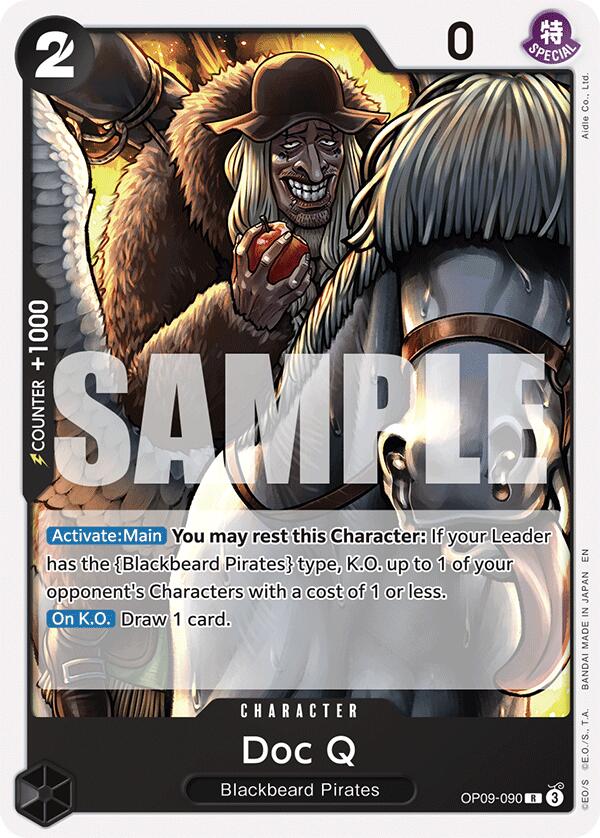 Doc Q (Reprint) [Starter Deck: Black Marshall.D.Teach] Bandai