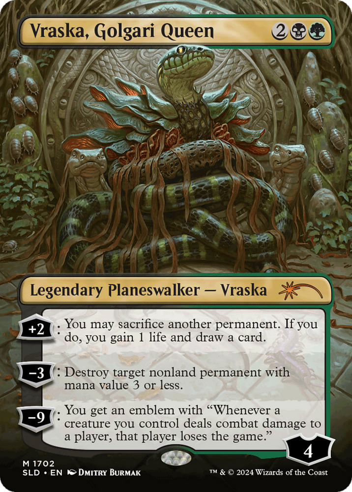 Vraska, Golgari Queen (1702) [Secret Lair Drop Series] Magic: The Gathering