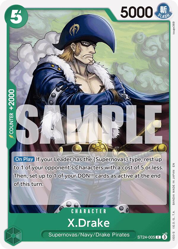 X.Drake [Starter Deck: GREEN Jewelry Bonney] Bandai