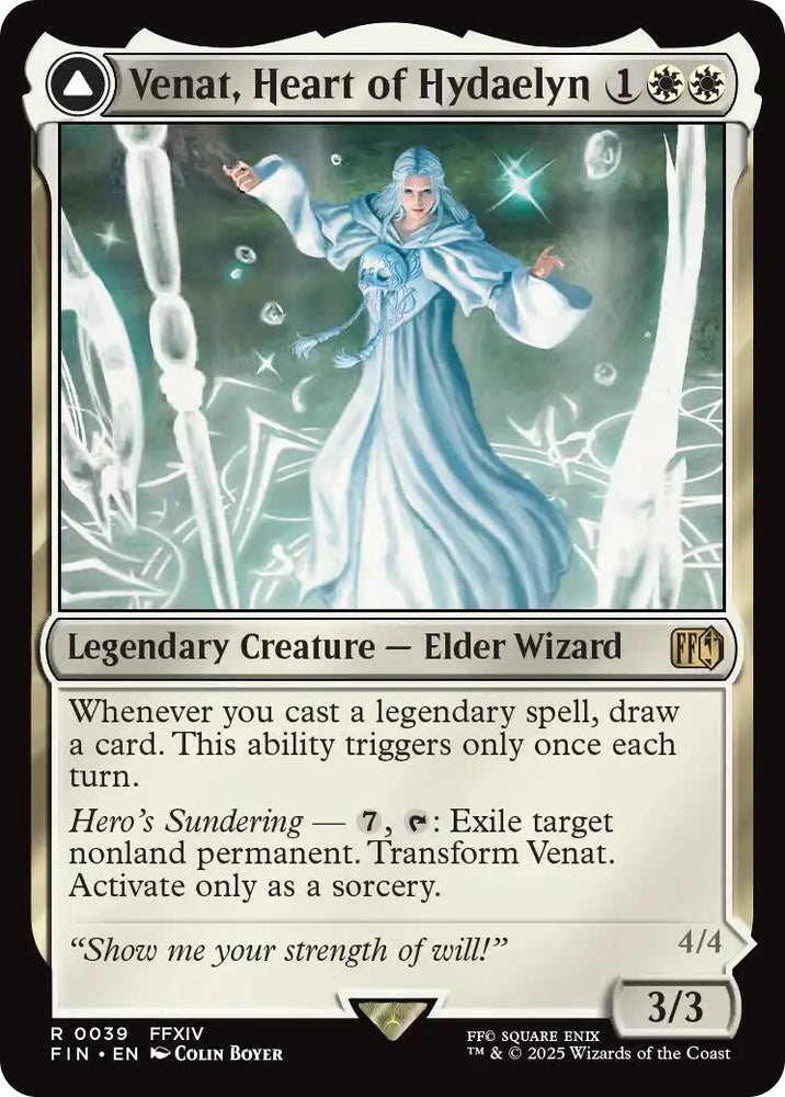 Venat, Heart of Hydaelyn // Hydaelyn, the Mothercrystal [FINAL FANTASY] Magic: The Gathering