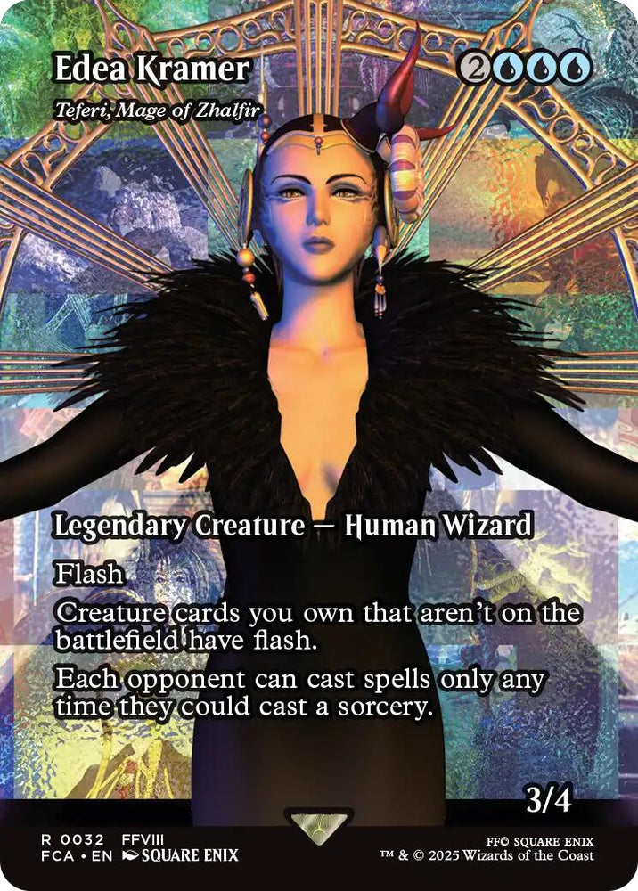 Edea Kramer - Teferi, Mage of Zhalfir (Showcase) [FINAL FANTASY : Through the Ages] Magic: The Gathering