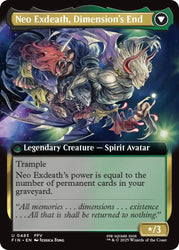 Exdeath, Void Warlock // Neo Exdeath, Dimension's End (Extended Art) [FINAL FANTASY] Magic: The Gathering