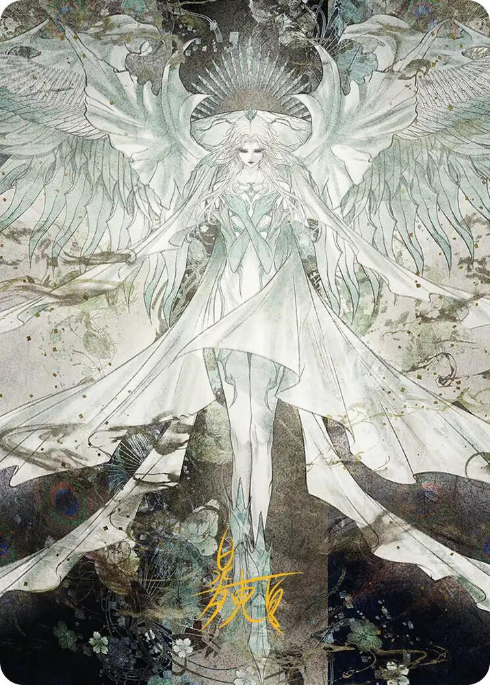 Hydaelyn, the Mothercrystal Art Card (Gold-Stamped Signature) [FINAL FANTASY Art Series] Magic: The Gathering