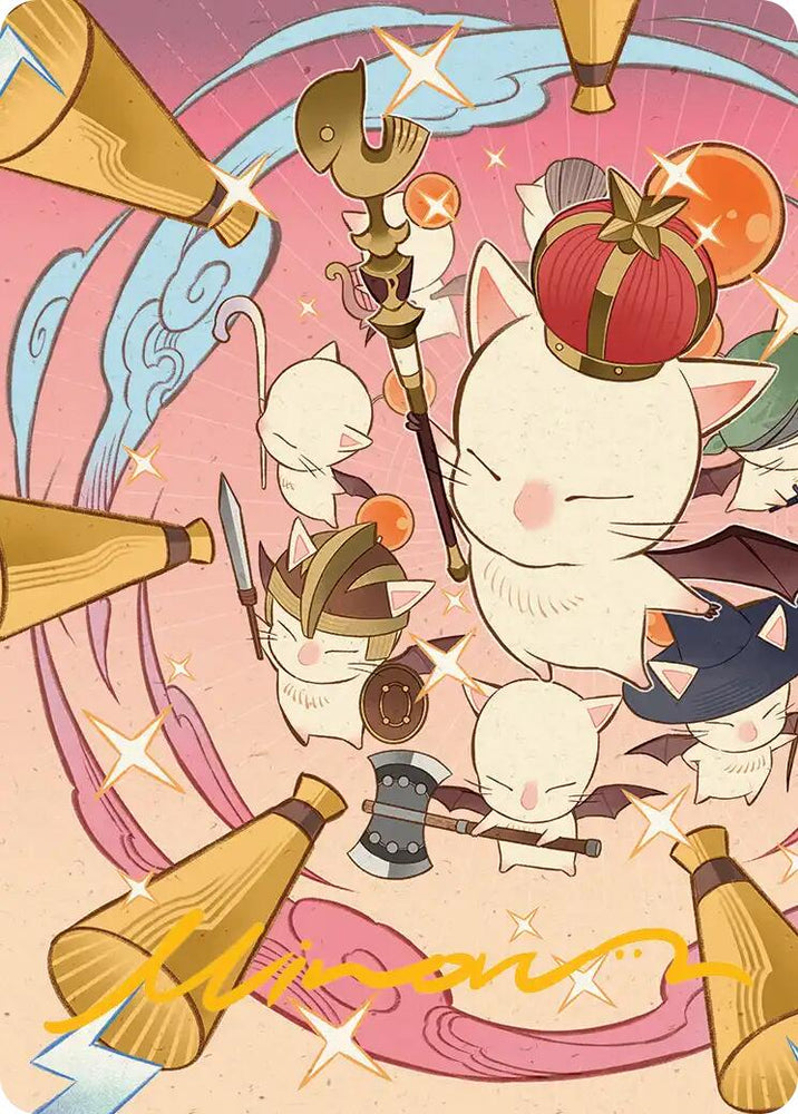 Summon: Good King Mog XII Art Card (Gold-Stamped Signature) [FINAL FANTASY Art Series] Magic: The Gathering