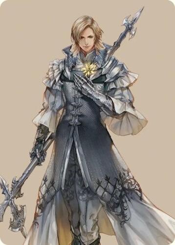 Dion, Bahamut's Dominant Art Card [FINAL FANTASY Art Series] Magic: The Gathering