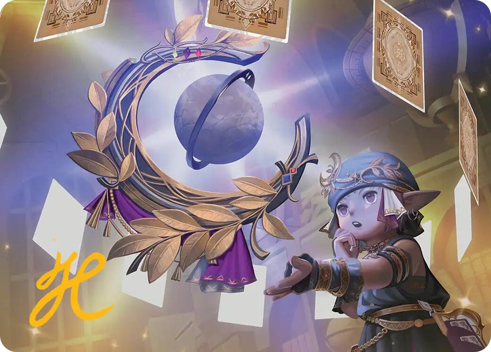 Astrologian's Planisphere Art Card (Gold-Stamped Signature) [FINAL FANTASY Art Series] Magic: The Gathering