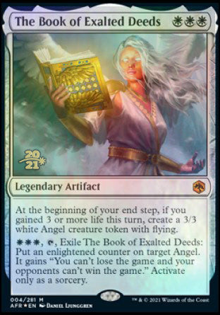 The Book of Exalted Deeds [Dungeons & Dragons: Adventures in the Forgotten Realms Prerelease Promos] Magic: The Gathering