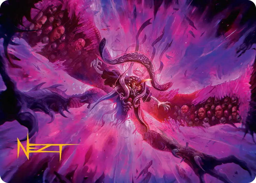 Hades, Sorcerer of Eld Art Card (Gold-Stamped Signature) [FINAL FANTASY Art Series] Magic: The Gathering